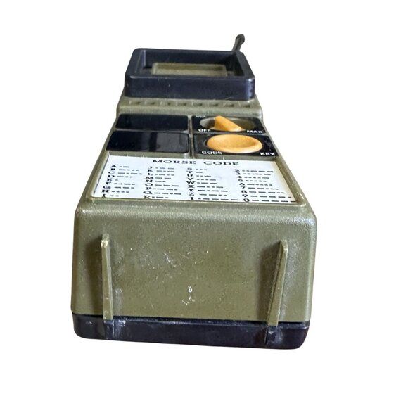 Vintage ERTL Commando Walkie-Talkie Morse Code Combat Radio Working - Picture 9 of 10